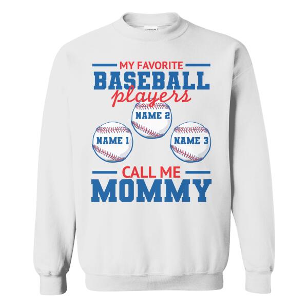 Personalized Baseball Custom family title my favorite player calls me mom dad uncle aunt