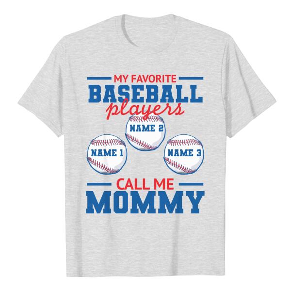 Personalized Baseball Custom family title my favorite player calls me mom dad uncle aunt