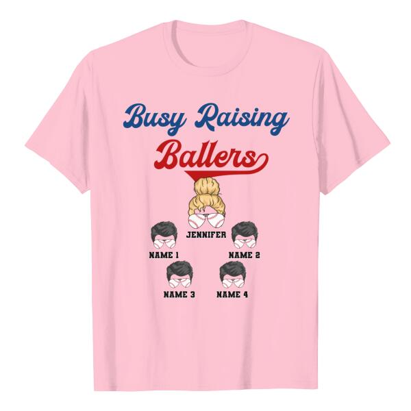 Personalized Busy Raising Ballers Baseball