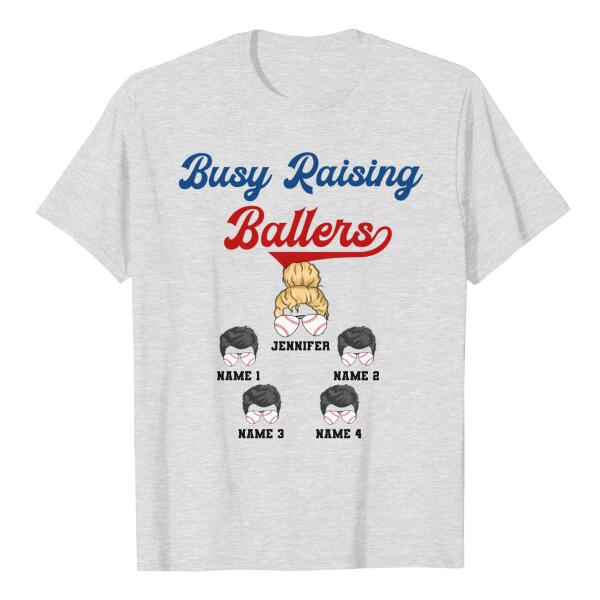 Personalized Busy Raising Ballers Baseball