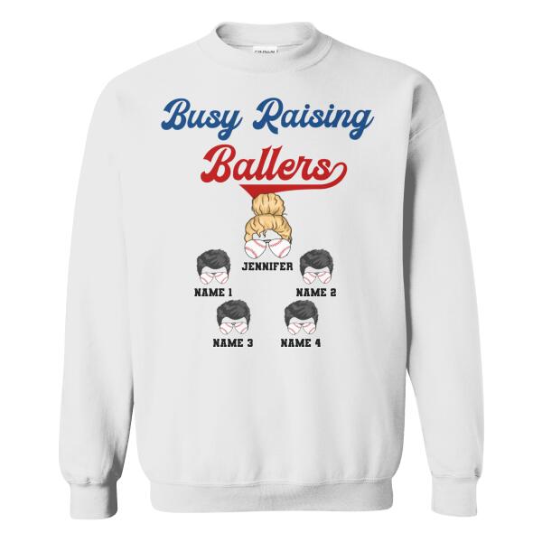 Personalized Busy Raising Ballers Baseball