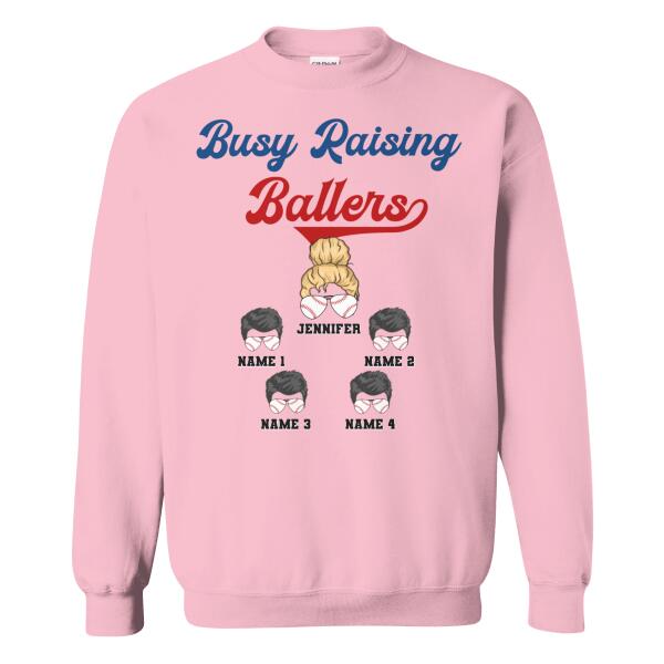 Personalized Busy Raising Ballers Baseball