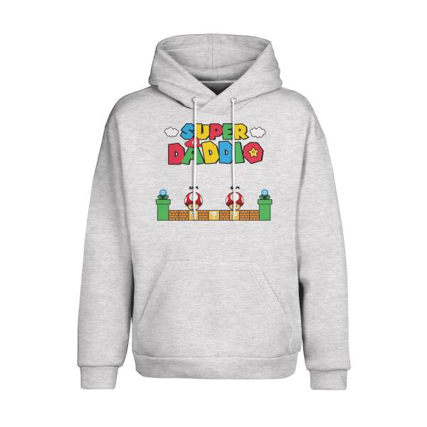 Super Mario Personalize Gift, Super Daddio Father Day 2022, Classic Retro Gaming Present