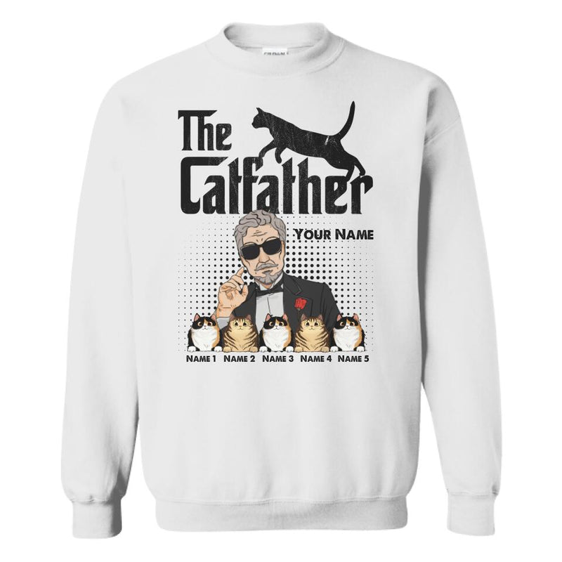 The Cat Father - Personalized Gift For Cat Dad