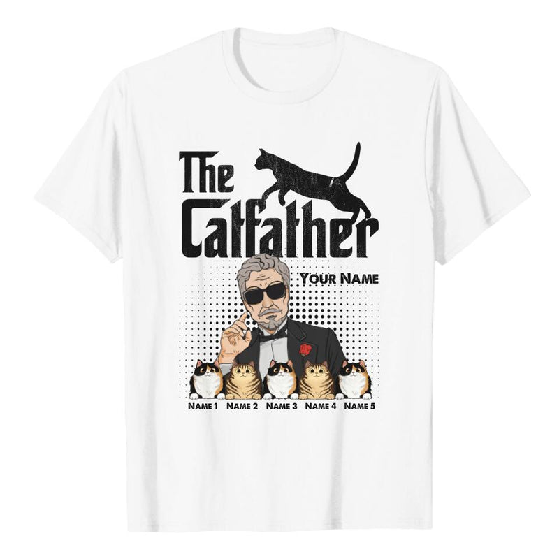 The Cat Father - Personalized Gift For Cat Dad