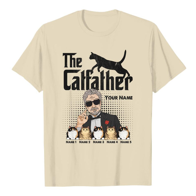 The Cat Father - Personalized Gift For Cat Dad