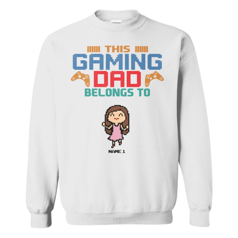 This Gaming Dad Belongs To Personalized Shirt