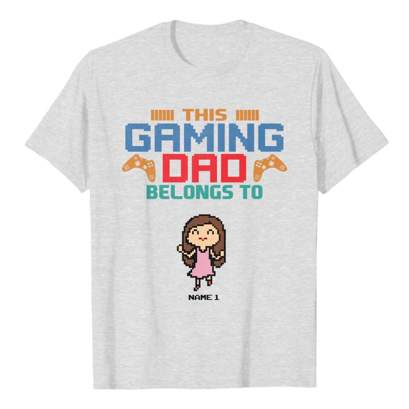 This Gaming Dad Belongs To Personalized Shirt