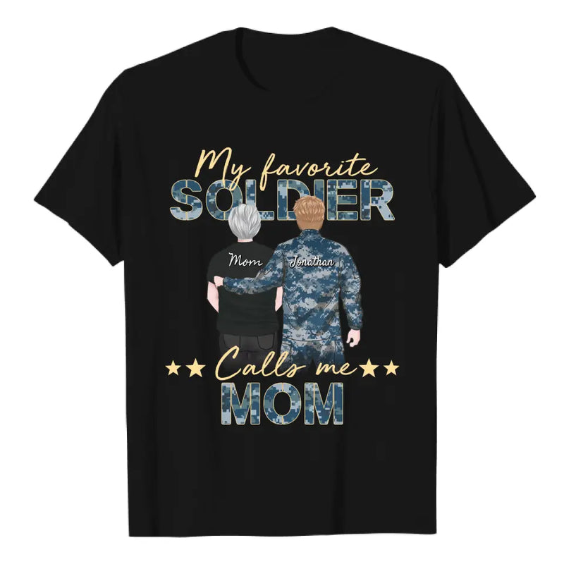 Personalized gift Army Navy Coast Guard Marine Air Force mom from soldier son mother&