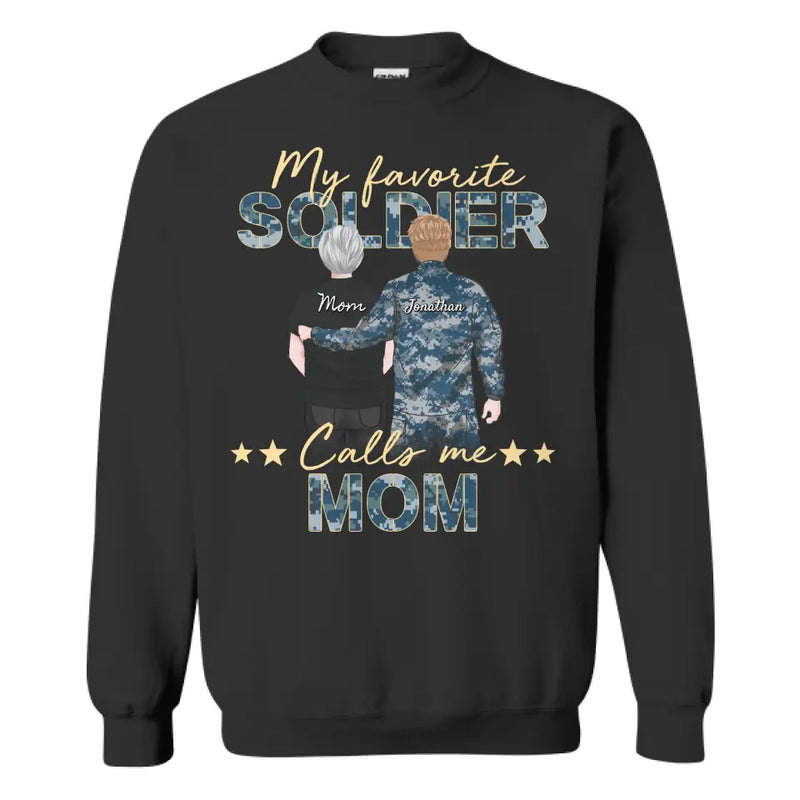 Personalized gift Army Navy Coast Guard Marine Air Force mom from soldier son mother&