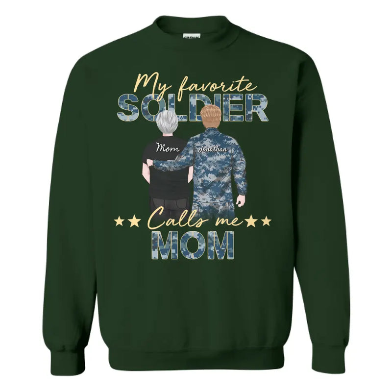 Personalized gift Army Navy Coast Guard Marine Air Force mom from soldier son mother&