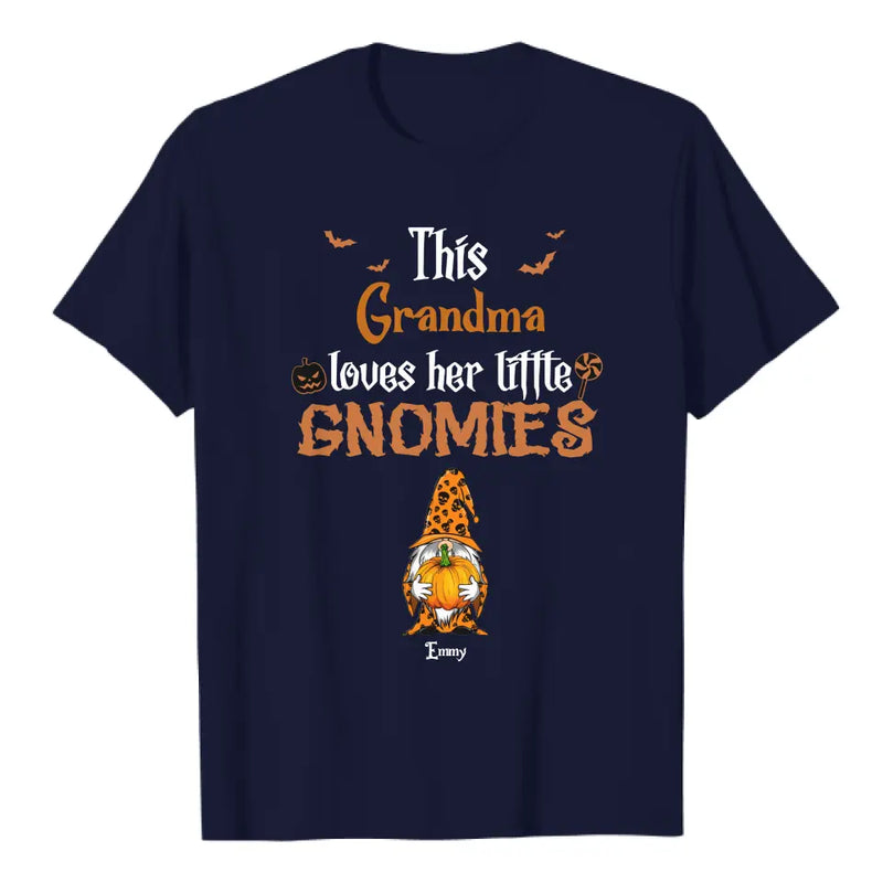 Personalize This grandma loves her little gnomies, happy halloween gift