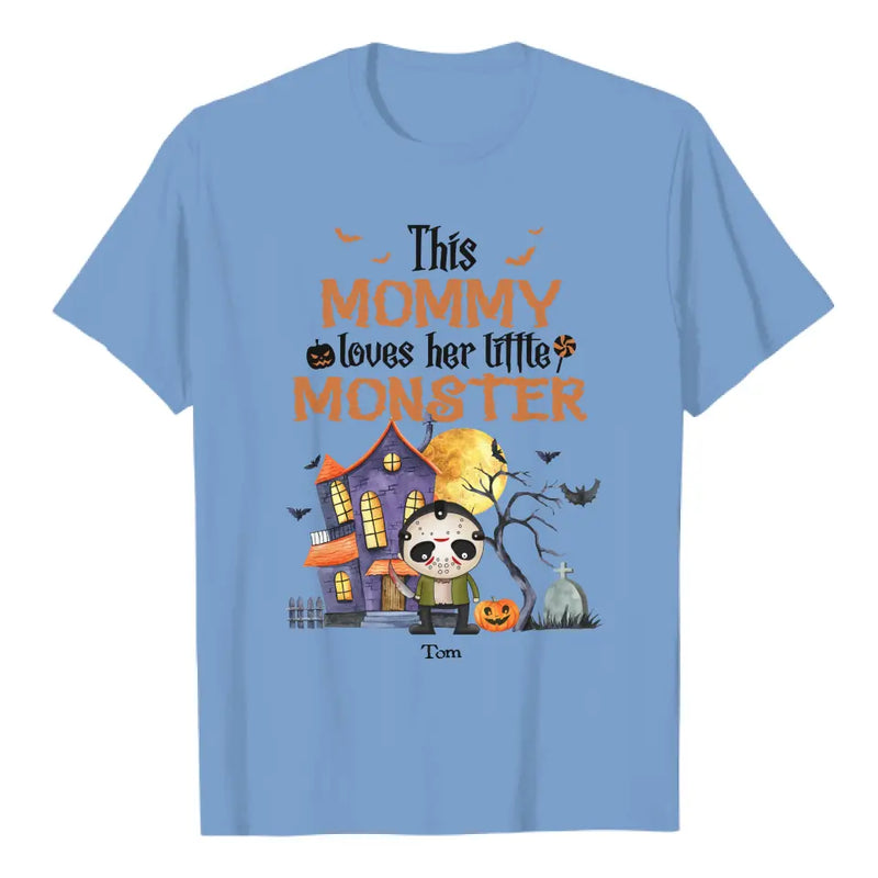 Personalize This Mommy loves her little monster, happy halloween gift