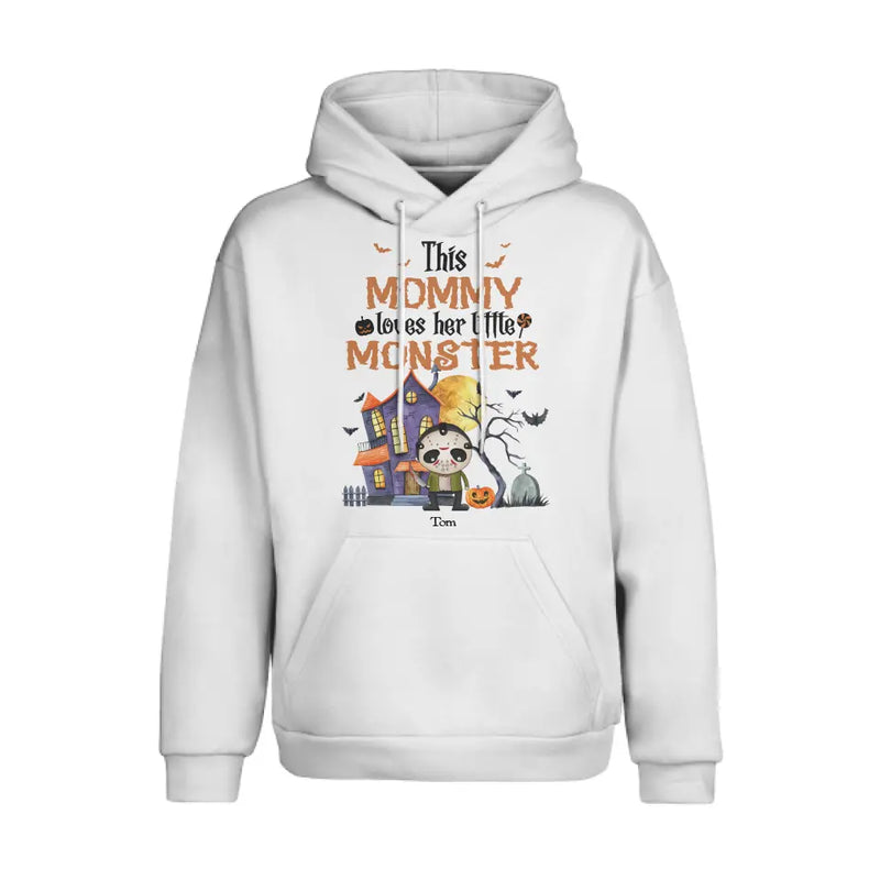 Personalize This Mommy loves her little monster, happy halloween gift