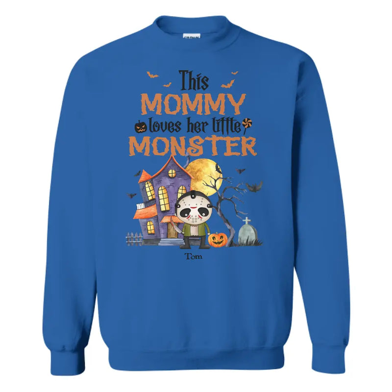 Personalize This Mommy loves her little monster, happy halloween gift