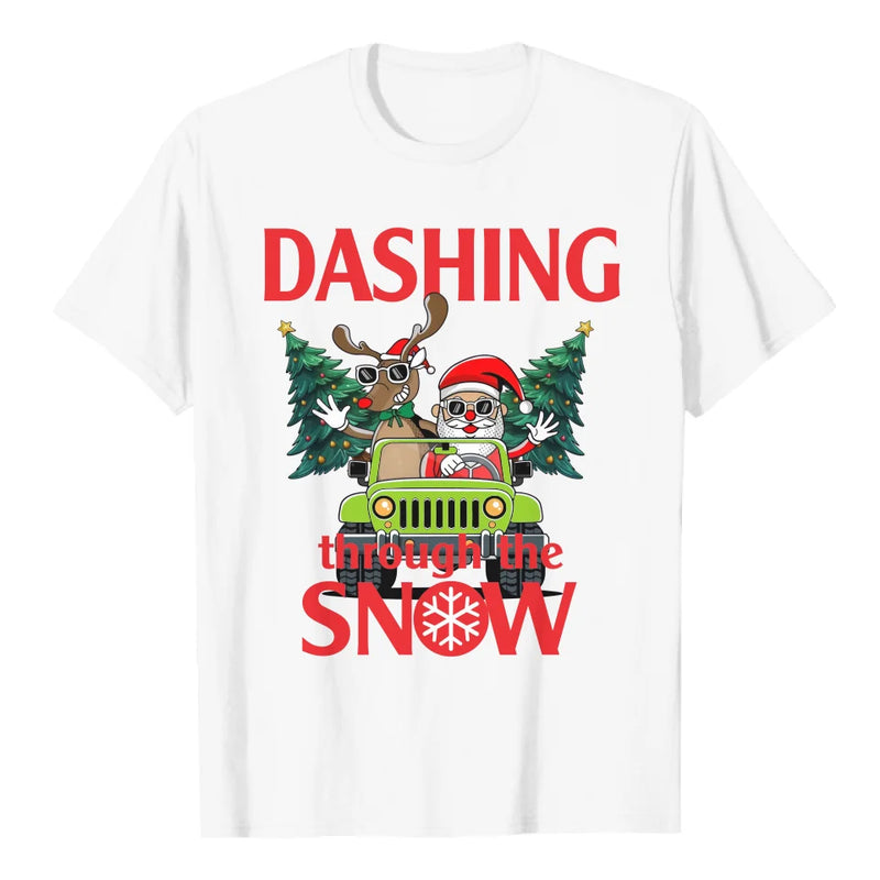 Personalized Jeep Santa Claus Shirt