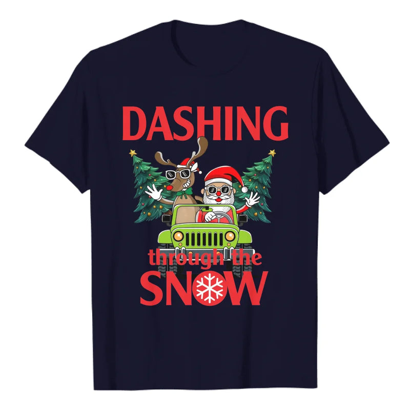 Personalized Jeep Santa Claus Shirt