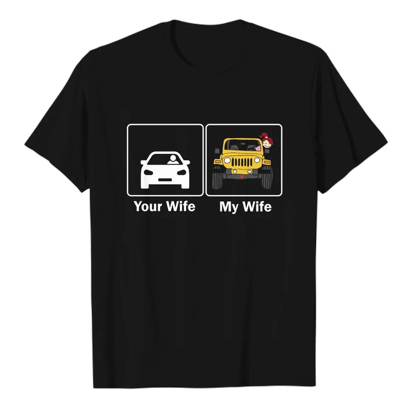 Personalized Your Wife My Wife Jeep Shirt