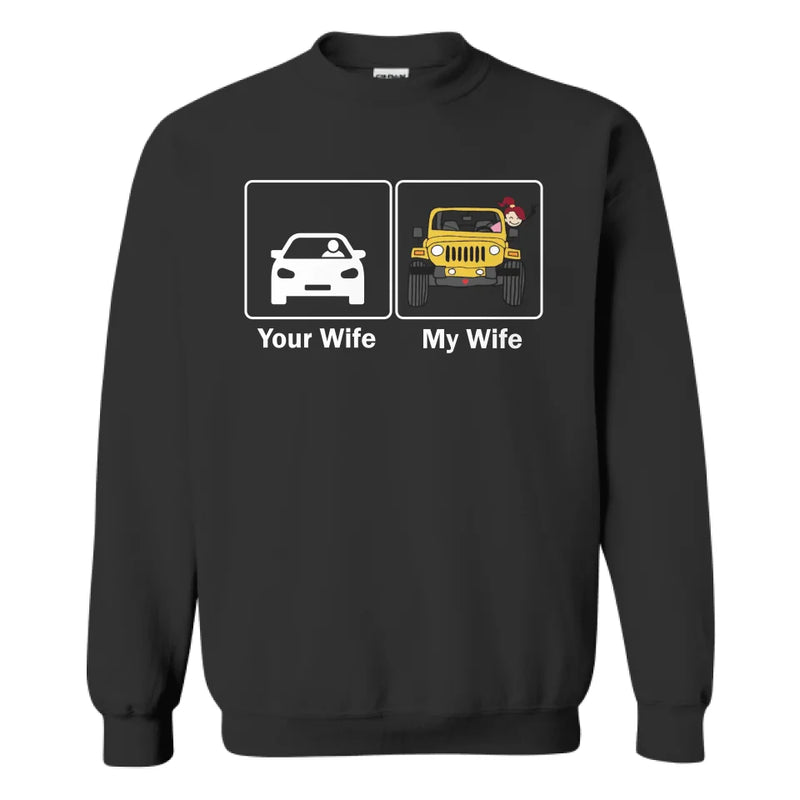 Personalized Your Wife My Wife Jeep Shirt