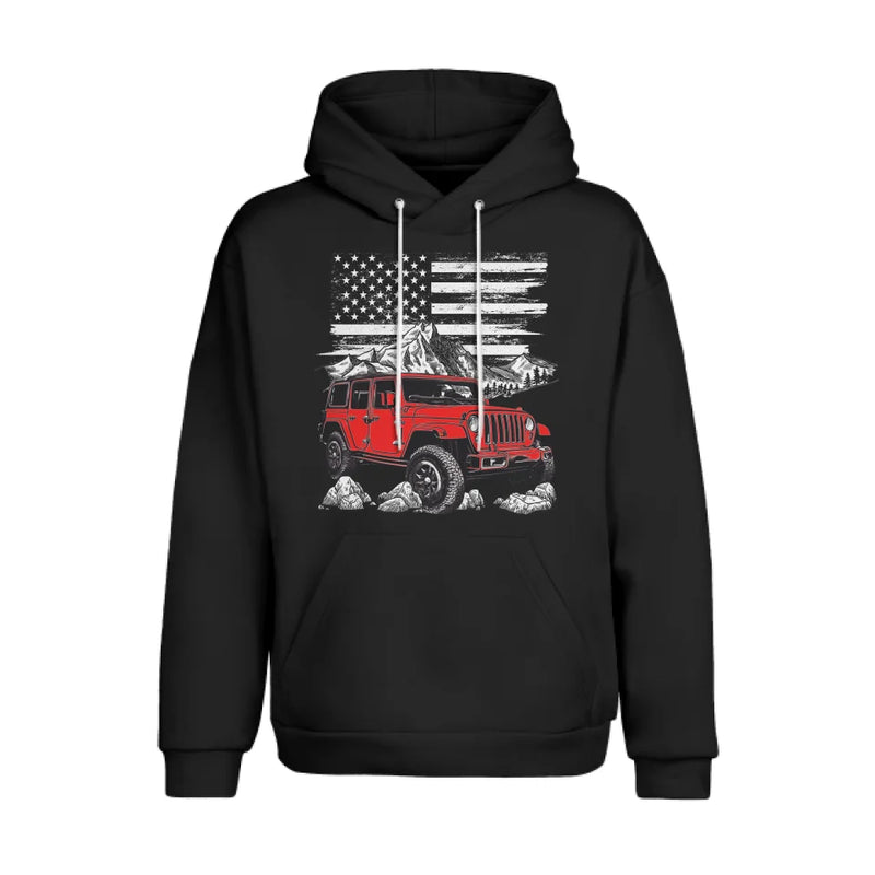 Personalized Jeep American Flag Shirt