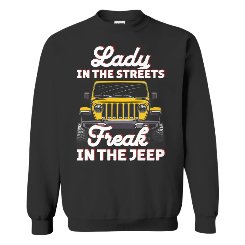 Personalized Lady In The Streets Freak In The Jeep 
Shirt