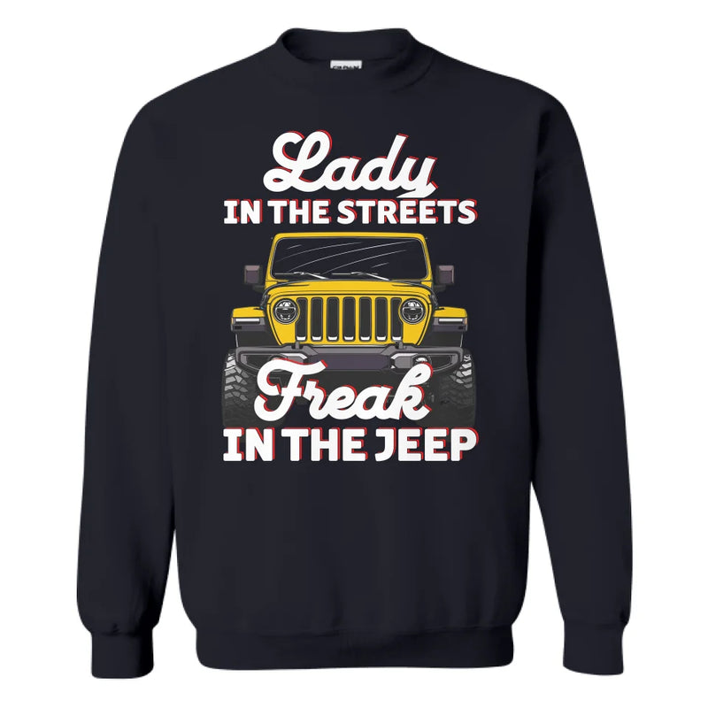 Personalized Lady In The Streets Freak In The Jeep 
Shirt