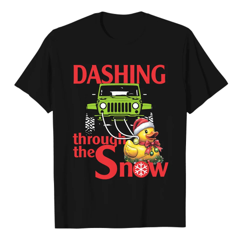 Personalized Dashing Through The Snow Shirt