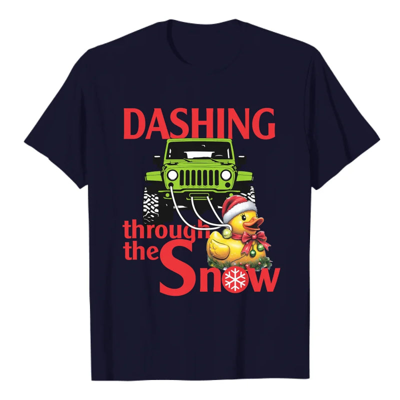 Personalized Dashing Through The Snow Shirt