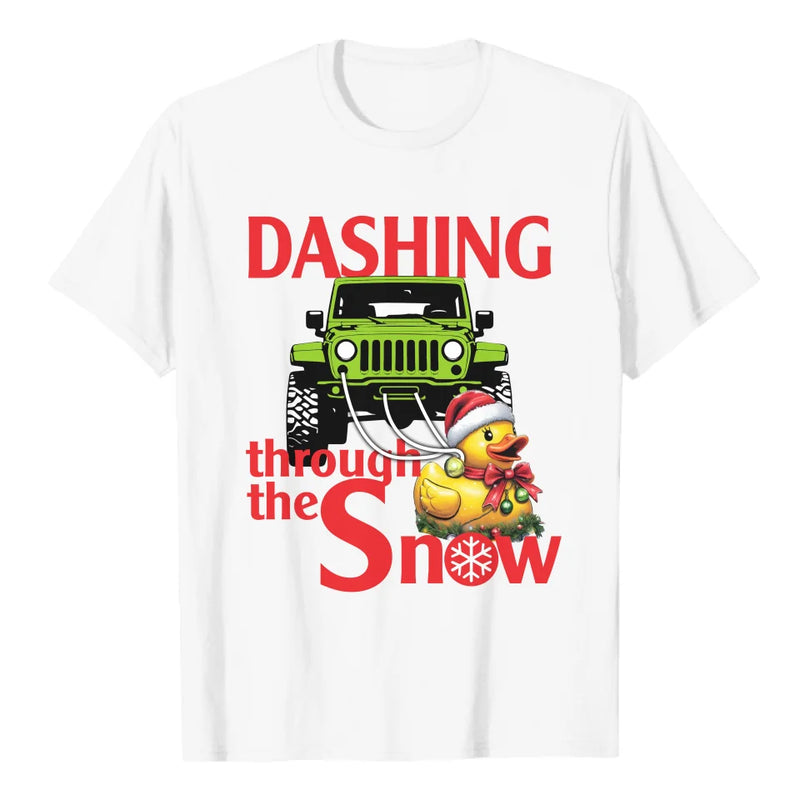 Personalized Dashing Through The Snow Shirt